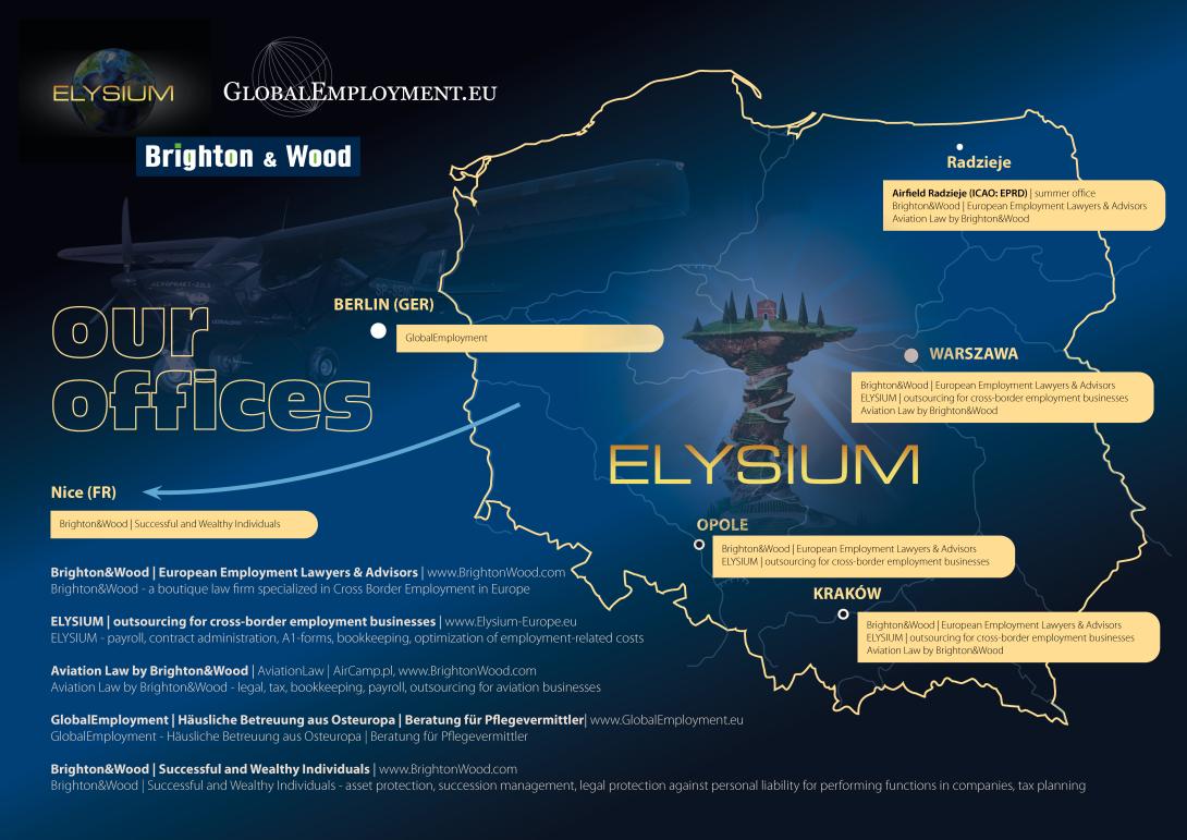 Brighton&Wood i ELYSIUM od ponad 20 lat wspierają firmy delegujące personel za granicę